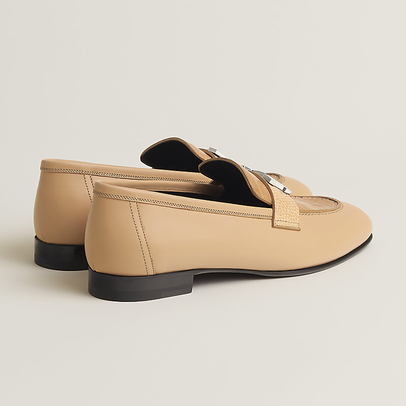 モカシン《パリ》 - ベージュ | Hermès - エルメス-公式サイト